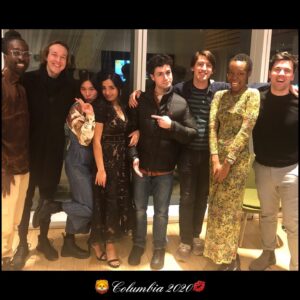 Anya Banerjee Instagram - #TheBlacklist castmates ❤️ 
#Columbia classmates 🦁
Thanks for celebrating my TV debut!