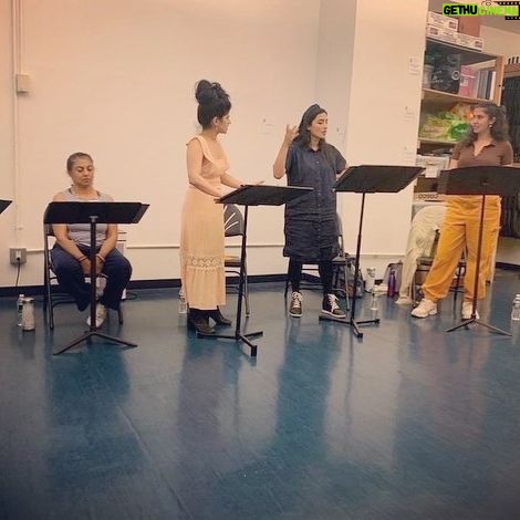 Anya Banerjee - 208 Likes - Can’t think of a better way to celebrate #aapiheritagemonth than workshopping Divya Mangwani’s exciting new play “Vigil Aunties” dir. by the phenomenal Arpita Mukherjee. Thank you to this kick ass cast, creative team, @gingoldgroup and my awesome manager @jessica_morgulis for wading through the monsoon to come support #southasianstories ✌🏽✨