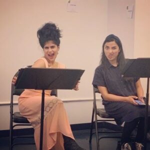 Anya Banerjee Instagram - Can’t think of a better way to celebrate #aapiheritagemonth than workshopping Divya Mangwani’s exciting new play “Vigil Aunties” dir. by the phenomenal Arpita Mukherjee. Thank you to this kick ass cast, creative team, @gingoldgroup and my awesome manager @jessica_morgulis for wading through the monsoon to come support #southasianstories ✌🏽✨