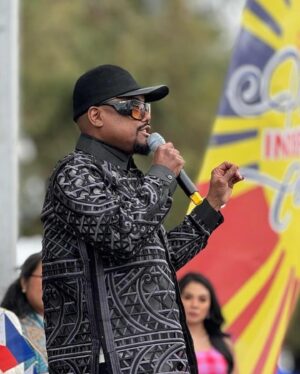 Apl.de.Ap Instagram - Had a great time being Grand Marshall at the Carson Filipino Independence Day today - check out the cool sari-sari @weareaplfi brought to LA! Going to be at @districtsixsf with @anthonypresents tomorrow and we’ll have some more of these shirts and other cool foundation merch - come through Bay Area!