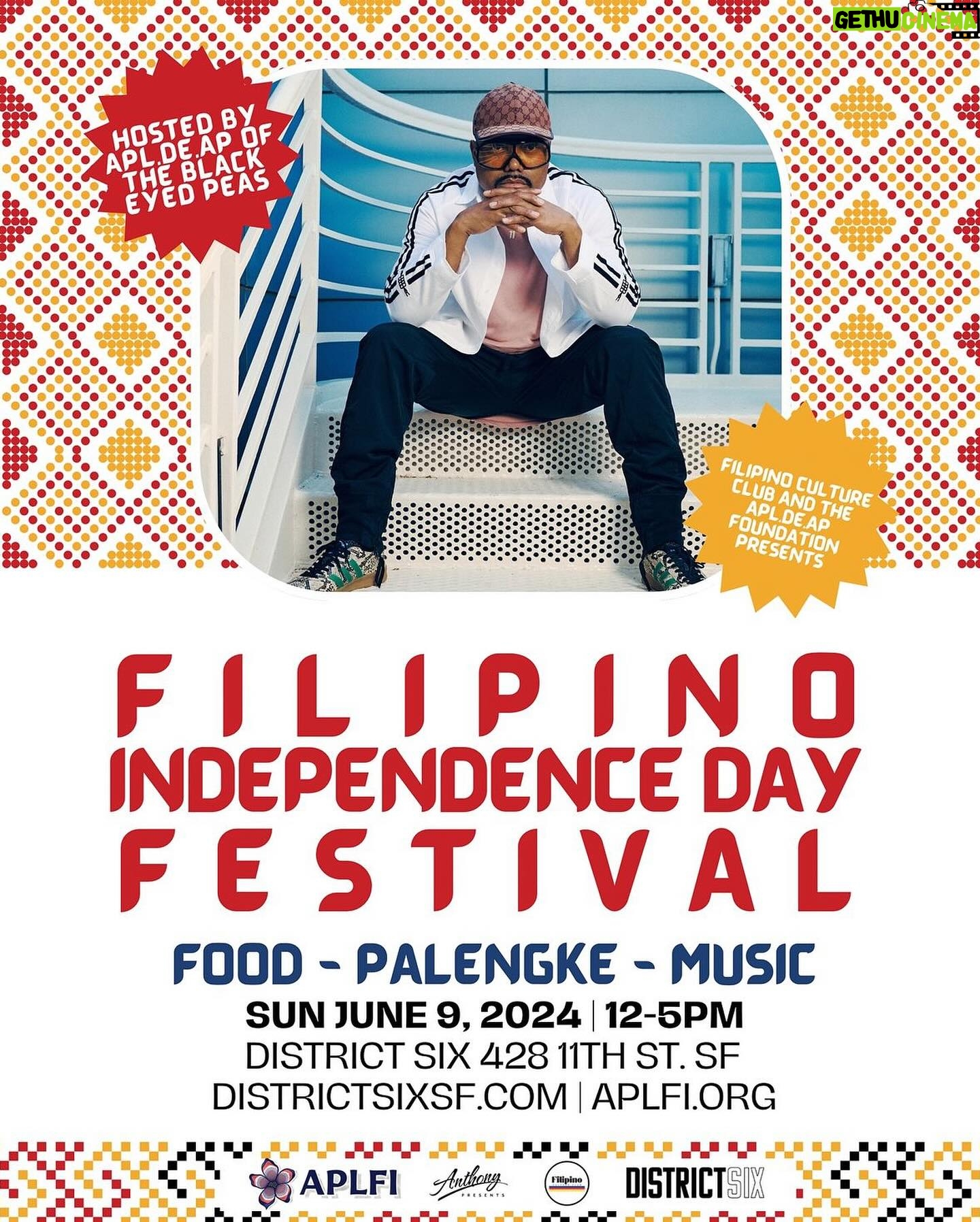 Apl.de.Ap - 3.4K Likes - Had a great time being Grand Marshall at the Carson Filipino Independence Day today - check out the cool sari-sari @weareaplfi brought to LA! Going to be at @districtsixsf with @anthonypresents tomorrow and we’ll have some more of these shirts and other cool foundation merch - come through Bay Area!