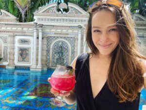 April Billingsley Instagram - #versacemansion #miami #southbeach
