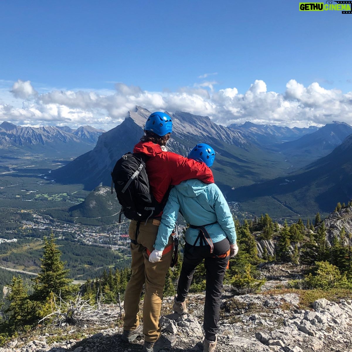 April Mullen - 1K Likes - Oh Canada! The more we look, the Further we see! #canadianrockies #aprilmullen #mountain_world #viaferrataloen #viaferrata #viaferrataextreme