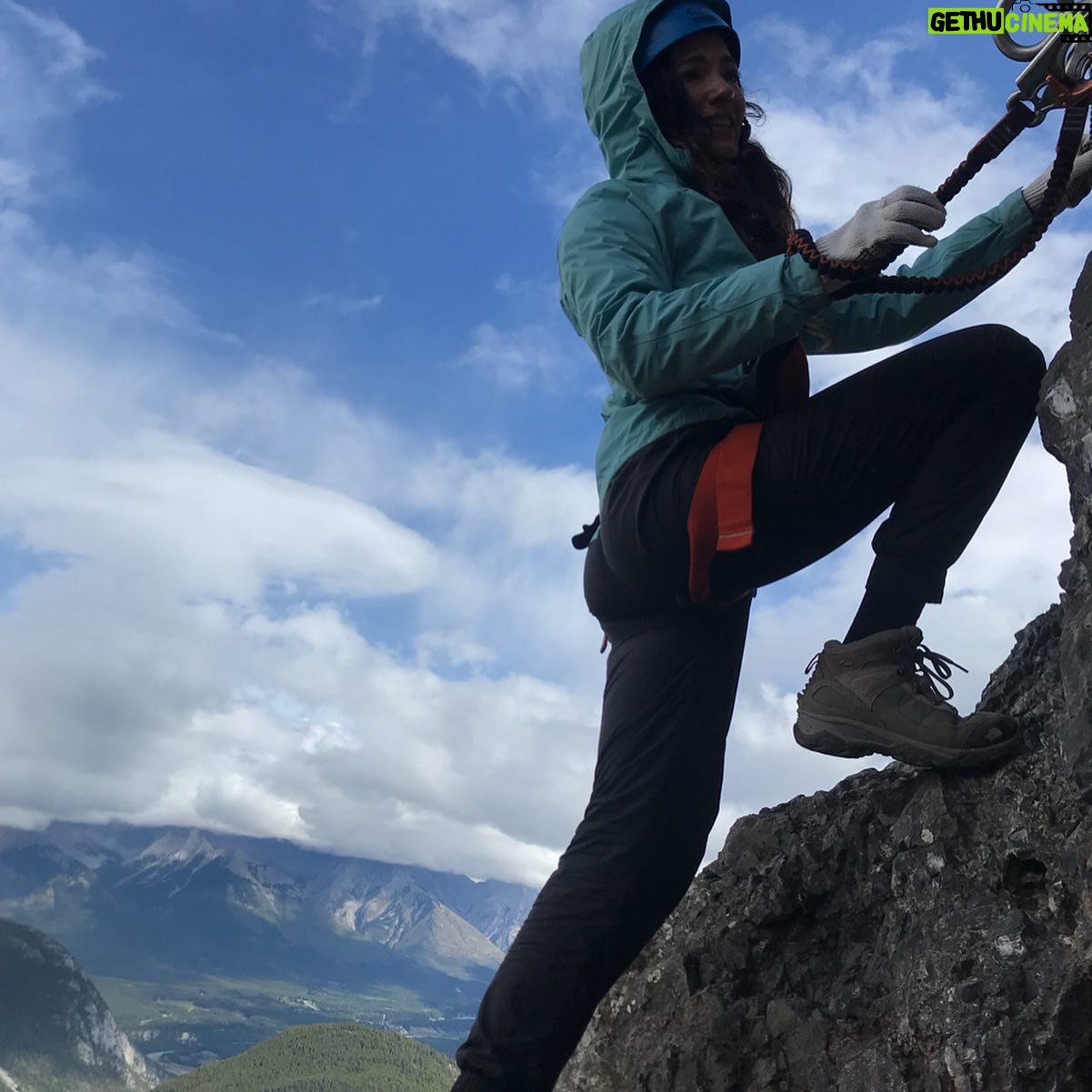 April Mullen - 1K Likes - Oh Canada! The more we look, the Further we see! #canadianrockies #aprilmullen #mountain_world #viaferrataloen #viaferrata #viaferrataextreme