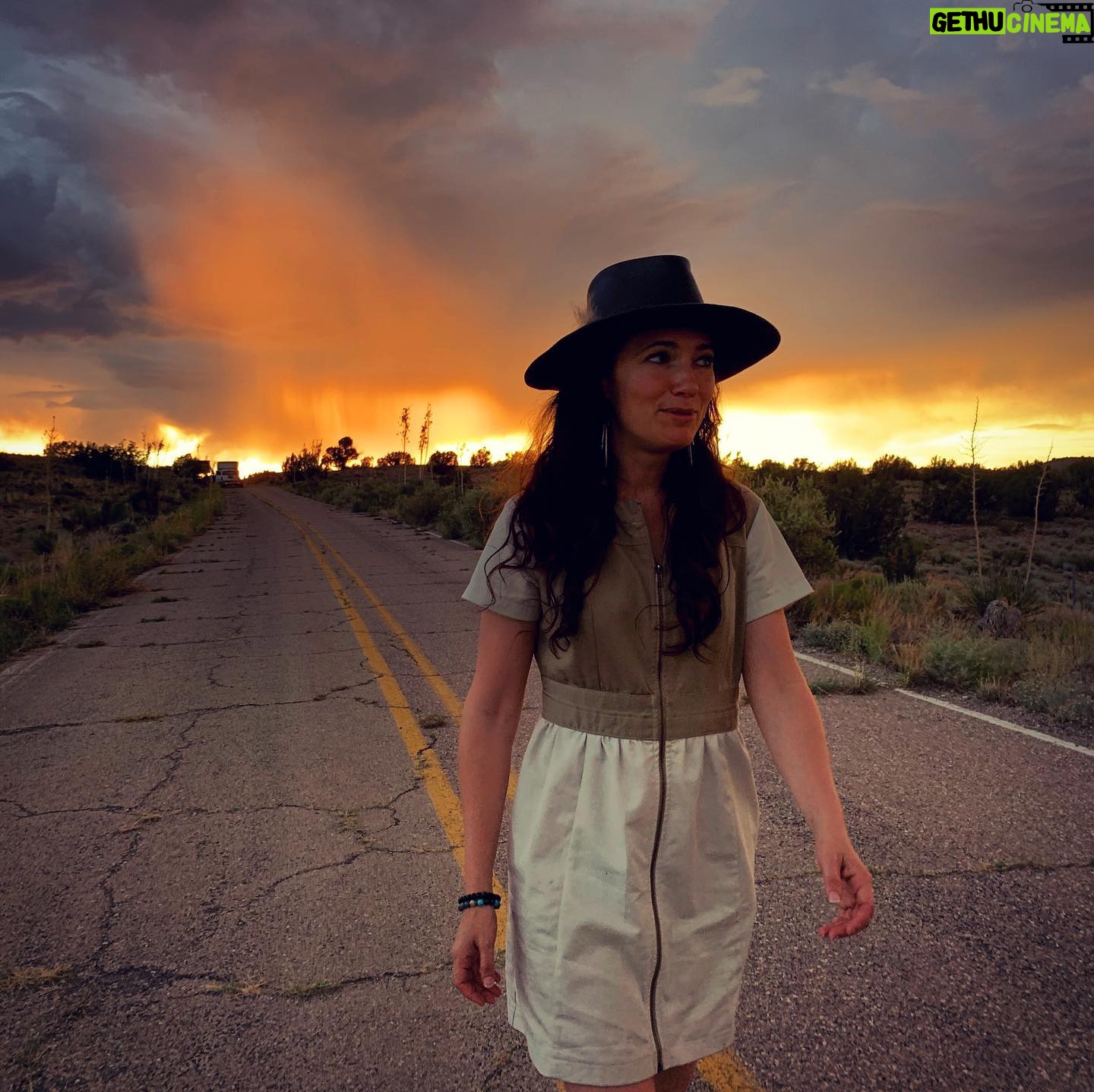 April Mullen - 884 Likes - This path - right where I’m supposed to be. So much to be grateful for this year - all the wonder, love, creation and passion. In awe I stand ! #aprilmullen #carrizozo #birthdaygirl #cowgirl