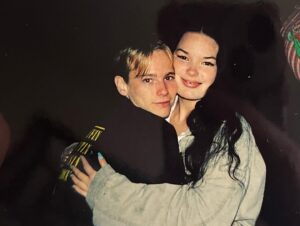 April Schutte Instagram - 2023➡️1997
Do yourself a favor and swipe for a blast from the past! Happy anniversary to my love of 26 years! 
.
.
.
#happyanniversarymylove #26years #26yearstogether #whenwewereyoung #90sfashiontrends #90sclothing #jnco #wearingmydadsclothes #1997