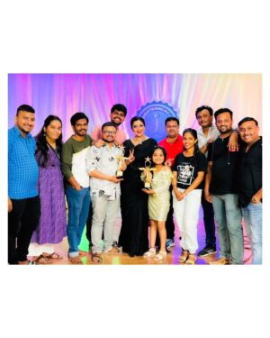 Apurva Nemlekar Instagram - .
What a blessing it is to win these two awards - सर्वोत्कृष्ट ग्लॅमरस चेहरा and सर्वोत्कृष्ट खलनायिका - I am so thrilled and thankful to have won them! 

Winning the most glamorous face award even when playing the part of a villain was only possible because of my wonderful team. My team works so hard to make me look and feel beautiful every single day, giving me the confidence and motivation needed to deliver Saavni perfectly! I specifically chose to play an antagonistic role this time to challenge myself, to do something different, and I am so glad that it has been a successful effort! It is so much fun working with each member of the cast and crew and I look forward to more good times to come!
Thank you @shashisumeetproductions and @star_pravah for this wonderful opportunity ❤️ 
Thank you @wamanharipethejewellers.in for this wonderful diamond Necklace ❤️
A memorable pic with my hardworking crew though few are missing in the pic but I will always be thankful to you guys❤️
Direction team - @ajaykurane @i_tush_official @gv_vasaikar @24_7kalakar @sondkaromkar98 @praffulpatil1012
DOP - @dopvinayak @tripathimehul
Writers - @gaurikodimala @ashwinithepoem
Production team - @nehawaghhalbe  @bunty.singh.7121 
Creative team - @rutujajain__ @sumeet.mhashelkar
Makeup -@manya.utekar
Hairstylist- @anjali.ghag.980 @_niki_0712_ 
Costume stylist @shalmalee_t @the_weekend_girl_ @manasi_rane_96 
.
#apurvanemlekar #premachigoshtaonstarpravah #StarPravah #StarPravahParivaarPuraskar2024 #saavni💃 #myteam #sashisumeetproductions