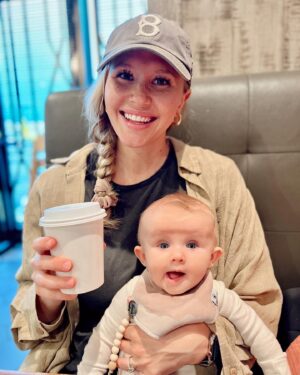 Aqueela Zoll Instagram - Gone for a month, home for 4 days, and then off again. I couldn’t be more impressed by our angel girl for being such a travel pro already! I also couldn’t be more impressed with hubby and his titan-level of dad skills. 

Paci Clip by @ryanandrose 
Car seat by @nuna_usa 
Bandana Bibs by @parachutehome