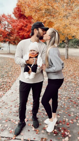 Aqueela Zoll Instagram - Never in my best dreams could I have come up with the beauty & blessing of my family, this family.🍁 My husband, a man of character, honor, & humor that makes you worried about peeing yourself as a grown adult. My darling daughter, even as a little one she’s releasing joy, authority, peace, & unity to everyone we meet or pass in the grocery store or at Home Depot. 

Real note * My old habits, lifestyle, and realities kept me stuck and hidden from the promises/people/self that God had ready for me. Sometimes we long, or say we want, that which we’re living against receiving. We have to wake up to that. If you’ve been experiencing a repeating cycle in an area you long to see change in - wake up to that. I was blind to my “cycle” for nine years. My prayer is that you see yours faster than I did 🙌🏻

Breakthrough is worth the mountain it takes to climb. Healing is worth the surrender it requires. Freedom is worth the dying to self that is essential. It’s freaking terrifying, it was for me. Don’t be afraid. Jesus has got you, even if you don’t know how to know it yet. Ask him to help you. Say it out loud. I do it all the time. If it could CHANGE YOUR LIFE, who cares if it sounds weird. 

Action plan: one step, then another. You can do this x

A little snapshot of the three of us in an east coast paradise of fall leaves. #dreams 🍁 Sadi was pissed she couldn’t join.