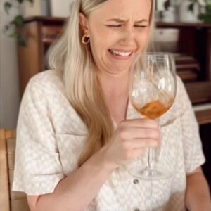 Aqueela Zoll Instagram - When you finally have a night to yourself and let loose a little bit. I mean when it tastes like wine, your body assumes it wine. 

Non-Alcoholic Wine by @badassmomwine 
Concerned husband by @sirgunnarson 

#shestired #momlife #momcomedy #nonalcoholicdrink #badassmomwine #parentsnightoff