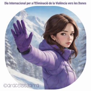 Araceli Segarra Instagram - En el Dia Internacional per a l'Eliminació de la Violència vers les Dones, recordem que la lluita per la igualtat és com escalar una muntanya costeruda. Cada pas que fem cap al cim representa un avanç en l'eradicació de la violència de gènere. Així com la natura cerca la harmonia, hem de buscar l'equitat entre homes i dones. En aquest dia, renovem el nostre compromís per superar obstacles, desafiar les desigualtats i construir un camí cap a un futur on la violència contra les dones sigui un trist record del passat. La muntanya pot ser alta, però la determinació per un món més just és encara més poderosa.
#violenceagainstwomen
#Mountainsmakesasequal 
#noexcuse 
#GenerationEquality
#stopviolenceagainstwomen 
#25n 

#aracelisegarraillustration
#mountainquote
#mountainillustratios
