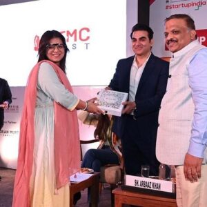 Arbaaz Khan Instagram - Congratulations @preetsandhuu1106 on your amazing initiative “Startup Stairs “. It was a pleasure meeting you and I truly admire your vision to enable startups to access necessary resources. I have no doubt that with your dedication and hard work, you will achieve great success. Wishing you all the best!"

#StartupStairs
#StartupSymposiumIndustryIgnite2023
#DroneTechnology #DroneInnovation #Skillindia
#GovtIncentives #StartupGrowth