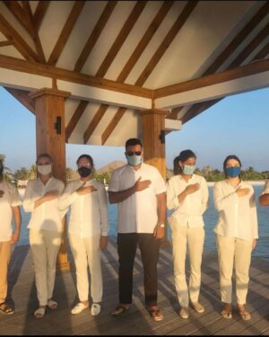 Arbaaz Khan Instagram - @brenniakottefaru ❤️
A truly Maldivian experience. Loved every moment on this beautiful resort. The beaches , the sunset the comfortable stay all made it a wonderful experience. Thank you @ali.zahir.hilmy for hosting me and making sure I had a great stay and time of my life. Compels me to visit this beautiful island resort @brenniakottefaru again soon. Special thanks to @iammdwasim and @aminath_zaady. Hope to be back soon ❤️🤗