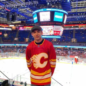 Archie Renaux Instagram - @nhlflames 🔥🏒