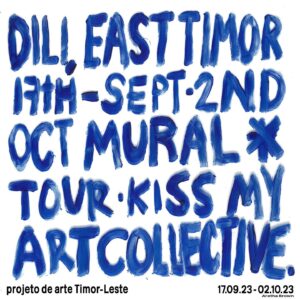 Aretha Brown Instagram - From New York to East Timor **KISS MY ART strikes again…. New Country New Mural… stay tuned. :-))) 

This will be my final mural for the foreseeable future, all current commissions are closed. Thanks so much for understanding! Sincerely an extremely burnt out painter. 

Featuring artists from **KISS MY ART Crew such as…
@tyler.internet 
@becsuaresjury 
@lentilson 

And the legendary Gill Santos   PRIDE TIMOR   Australian Embassy who will be supporting the project. 

Thanks everyone for getting this off the ground. I’m SO bloody lucky this is my job! :-))))