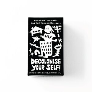 Aretha Brown Instagram - Thanks so much again to everyone who has snagged one of my new card decks (and all the funny tik toks)! Seriously means so much I’ve worked on these for soo long, big lub.✨😭🫶🏽

💞 Just letting you know I have free PDF versions of this available on my website aswell. 

💞 Thanks again to my deadly co-creator Brigalow McIntosh for all the support. Since the failed 2023 Referendum, we have both felt a deep shame and grief because we have felt a silence from our fellow Australians and non-Indigenous mates. We made these cards to help reignite conversations around Aboriginal histories and break harmful stereotypes about our mob. We know that tough conversations and self-reflection are necessary to be had, in order to foster real change with truth-telling. Teach Blak History!

💞 Made for Allies   Teachers Resource ✨

💞 75 Questions all up - covering a range of topics / with my art on each ✨

💞 Thanks also to the deadly @jurozone for the graphic design help.