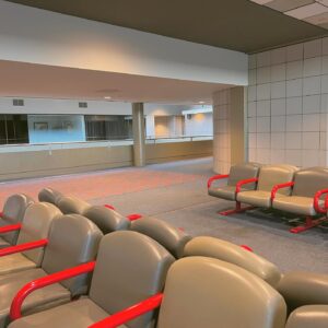 Ari Wegner Instagram - Ode to Unknown Interior Designer of Pittsburg Airport D Gates - 1992 Refurb. (May your work never be updated, it is perfect.)