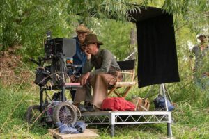 Ari Wegner Instagram - "We’d initially decided to shoot in the 1.85:1 aspect ratio, but when we started drawing, we found our drawings were going off the edges, and the film was telling us it wanted to be widescreen. At the same time, we both knew we weren’t being drawn towards 2x anamorphic. It felt like too strong of a look for what we wanted. When I mentioned the 1.3x anamorphic to Jane, that was really exciting for us, because it was a bit of the best of both worlds, spherical and anamorphic. Plus, a vintage lens is always a lovely thing to have on a period movie."

Cinematographer @ariwegner recounts her collaboration with director Jane Campion for #ThePoweroftheDog. Serviced by #Panavision Auckland with Ultra Panatar large-format anamorphic optics. Want to know more about inspiration, capturing landscapes, and storytelling through camera movement? Read the interview at the link in our bio.