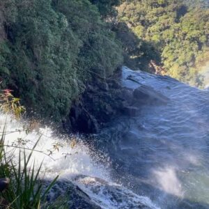 Arianne Botelho Instagram - Cachoeira do Bracui 💙🥹 
La no fundo, dava pra ver Angra dos Reis! 
Imersa na natureza eu me sinto mais pertinho de Deus, dos meus guias, orixás e de quem me acompanha na minha espiritualidade. 
Que lugar mágico! 
Que euforia eu senti em estar nessa imensidão! #cachoeiradobracui #bananal #natureza