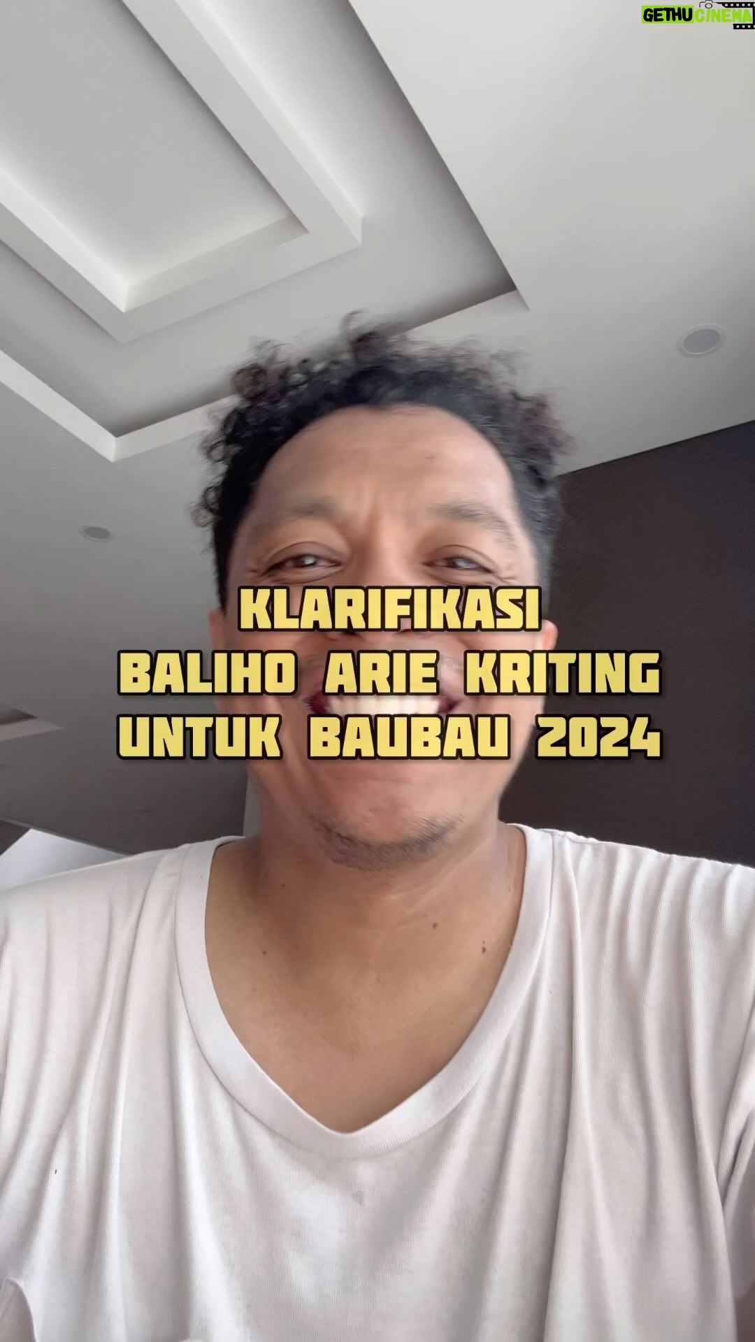 Arie Kriting - 23.4K Likes - Bismillah, hanya ingin menyampaikan keinginan untuk bisa menyumbangkan pemikiran, gagasan, visi misi dan karya nyata bagi masyarakat di masa yang akan datang. āŗļøšš½