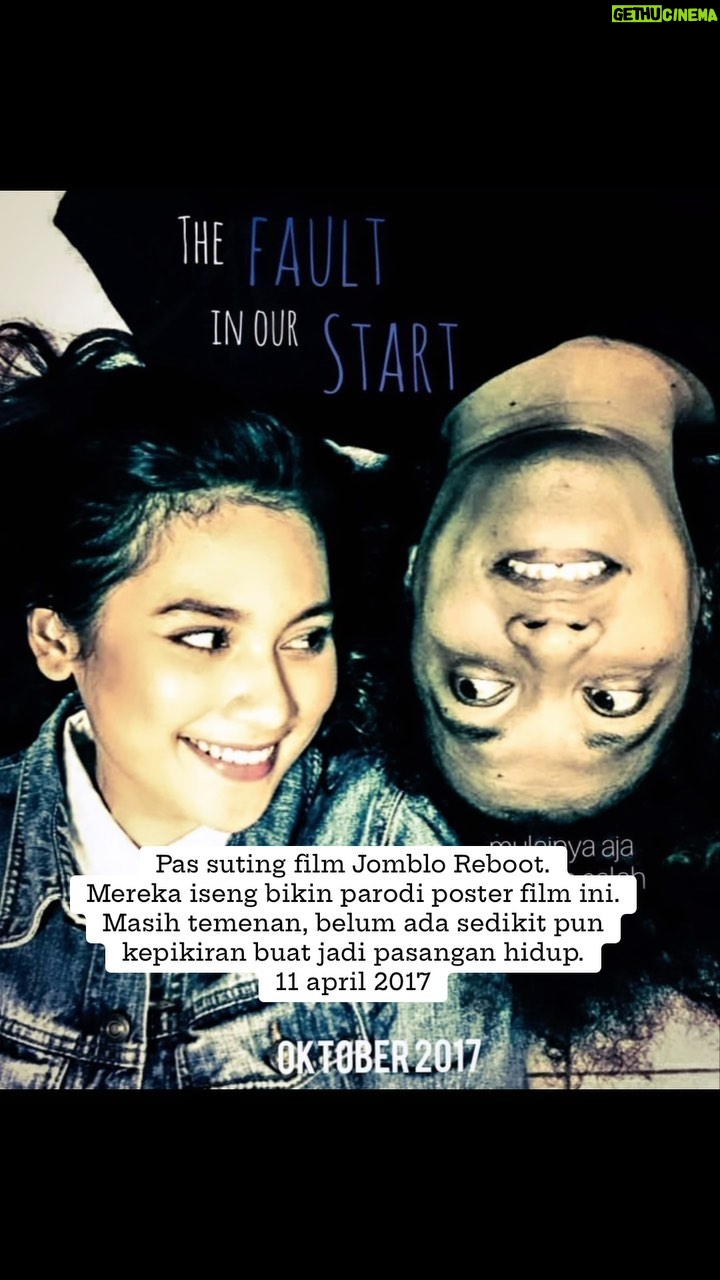 Arie Kriting - 12.9K Likes - Selamat Hari Film Nasional š„°š„°š„°
Buat saya, film bukan hanya menghidupkan cerita. Melainkan film ternyata adalah cerita hidup saya. Berjumpa dengan Nona saat suting film dan ternyata perjalanan cinta kita juga seperti cerita film, banyak dramanya tapi juga ada komedinya. Kadang ada horornya juga malah. Action juga dikit-dikit ada. š
Pokoknya terima kasih Nona @indahpermatas sudah mau merangkai cerita bersama dari depan layar hingga belakang layar. Love You. š„°šš½