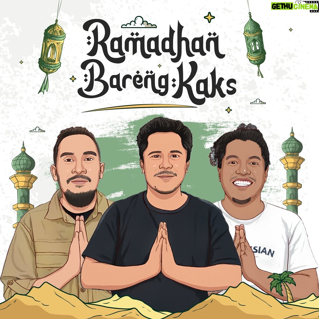 Arie Kriting - 38.5K Likes - Selamat menjalani ibadah puasa bulan Ramadhan. Tahun ini ramadhannya bareng kaks @abdurarsyad , kaks @mamat_alkatiri , dan kaks @arie_kriting e .
Nikmati program-program kami, Tenda Tanya tayang setiap Rabu pukul 17.00 WIB menjelang buka puasa.
Lalu Mari Ke Mari tayang setiap Jumat pukul 17.00 WIB, sebagai teman ngabuburit kalian semua.