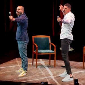 Ariel Helwani Instagram - What a night.

One I'll never forget.

Thank you to every person who helped make our 5th Road Show the best one yet.

Thank to you every single person who bought a ticket.

Thank you to every fighter (and their teams) who took the time to come.

I appreciate you all so very much. 

And every cent goes to @thegoodfightfoundation. 

Magic.

What a life.

Let's do it again. And hey, let us know in the comments where we should go in the coming months. 

(📸 by the great @onelensinchina)