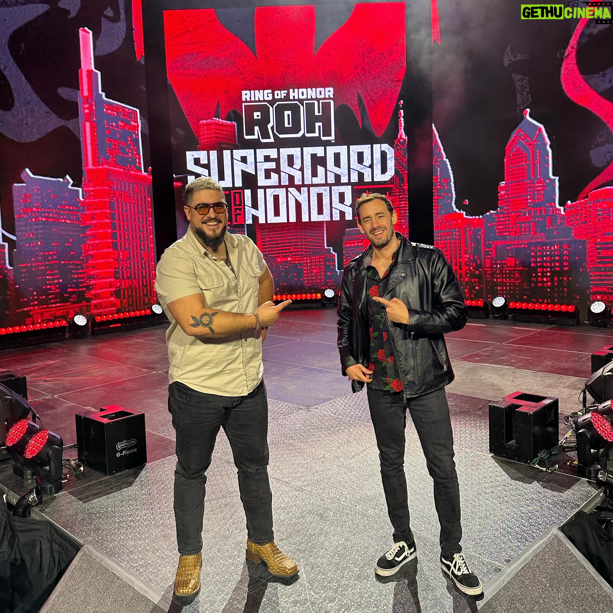 Ariel Levy - 608 Likes - Instalados con @alvaro.aew en el @liacourascenter para llevarles toda la acción de @ringofhonor #supercardofhonor en vivo y en español desde las 7pET solo en WATCHROH.COM