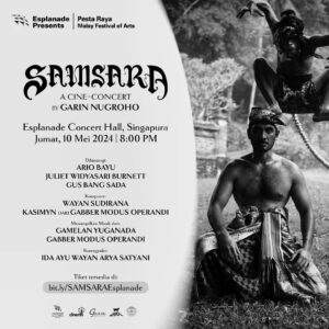Ario Bayu Instagram - Visionary director Garin Nugroho returns to Esplanade with his powerhouse creative team for another cine-concert.

Centered on a powerful black and white silent film that stars actor @bayu_ario and dancer @julietburnett and @bagusbang, this presentation features a live Balinese gamelan orchestra by @wy_sudirana, @gamelan_yuganada and electronic music performance by @gabbermodusoperandi with dance choreography by @dayuaryadayuani and @bumibajra.id.

SAMSARA promises a unique and memorable cinematic presentation, bringing together Indonesian performing art, music, nuances, and traditions from the past and present.

Book your tickets now:
bit.ly/SAMSARAEsplanade

or click the link on our bio!
