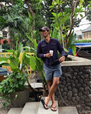 Ario Bayu Instagram - Life goals: going to every meeting with sandals and shorts.