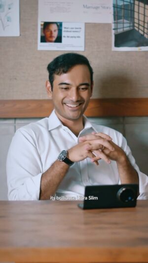 Ario Bayu Instagram - Embarking on an thrilling journey through life, this Ultra Slim, Ultra Light foldable phone, easy to carry and handy to hold masterpiece empowers every step towards my success, advancing both my career and creativity. Be prepared, as Dual Flagships are approaching. #BeyondExcellence