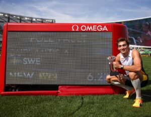 Armand Duplantis Instagram - 6.23m! WR!😭