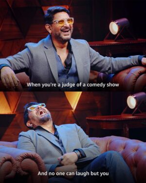 Arshad Warsi Instagram - This is how you’ll be when you’re watching #LOLonPrime on 30th April. 

@primevideoin #HasseTohPhasse