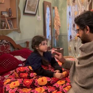 Arshad Warsi Instagram - This is how I put my adorable co-star Kiara to sleep…