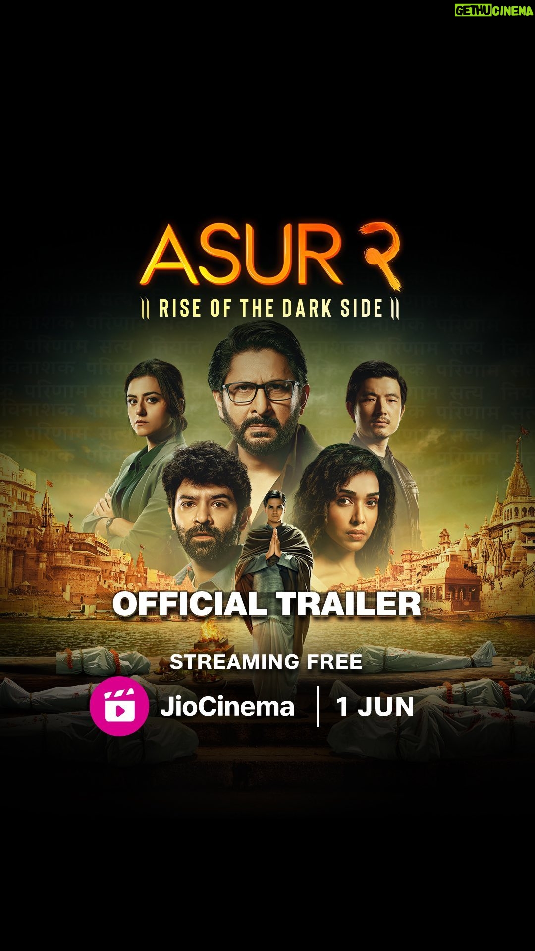 Arshad Warsi - 51.1K Likes - Asur aa gaya hai.
Mahayudh nikat hai. Kalyug ko uske charam seema tak pahunchane ka samay aa gaya hai.
Indiaās biggest mythological thriller is back. #Asur2 trailer out now! #Asur2OnJioCinema streaming free, 1 June onwards.
#Asur #JioCinema
@officialjiocinema @barunsobti_says @goenkaanupriya @iridhidogra @meiyangchang @ameyzone @thepawanchopra @megauravarora @adithi_k @vishesh.bansal24 @atharva.vishwakarma @anurittakjha @Sen_Oni @bombayfables @creativegaurav @sejtherage #BhaveshMandalia @praptidoshi @abhijeetkhuman @suraj.gianani @chiragsalian1 @abhishekgargya @ramarolls @aahutee @mediavantage