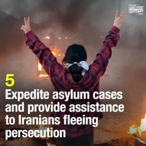 Artemis Pebdani Instagram - RP• @centerforhumanrights More than four months into the Islamic Republic’s violent suppression of nationwide protests in Iran, in which hundreds have been killed in the streets by state security forces and scores sentenced to death, governments worldwide can and must take urgent actions to signal to the authorities in Iran that their violent repression will carry onerous costs, states a new policy briefing released today by the Center for Human Rights in Iran (CHRI).

“Young women and men have been slaughtered by the hundreds for peacefully protesting the Islamic Republic’s repression,” said CHRI Executive Director Hadi Ghaemi. “The international community must use every tool at its disposal to change the Iranian authorities’ calculation that they can violently crush dissent in the country at little cost.”

The new 8-page briefing, Recommendations for the International Community on Iran: Imposing Costs on the Islamic Republic for Its Human Rights Atrocities, provides actionable recommendations for governments around the world. 
 Read them on our website: https://iranhumanrights.org/2023/02/new-briefing-failure-to-increase-international-costs-on-islamic-republic-will-green-light-further-atrocities/. 

#Iran #IranProtests #IranProtests2023 #HumanRights #UN #FreeSpeech #Revolution #OpIran #Khamenei #MahsaAmini #IranRevolution #WomensRights #Iranian #Tehran #MahsaAmini #Mahsa_Amini #Farhadmeysami #WomenLifeFreedom #IranProtests2023 #StopExecutionsinIran 
#زن_زندگی_آزادی
#زندان_اوین
#مهسا_امینی