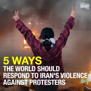 Artemis Pebdani Instagram - RP• @centerforhumanrights More than four months into the Islamic Republic’s violent suppression of nationwide protests in Iran, in which hundreds have been killed in the streets by state security forces and scores sentenced to death, governments worldwide can and must take urgent actions to signal to the authorities in Iran that their violent repression will carry onerous costs, states a new policy briefing released today by the Center for Human Rights in Iran (CHRI).

“Young women and men have been slaughtered by the hundreds for peacefully protesting the Islamic Republic’s repression,” said CHRI Executive Director Hadi Ghaemi. “The international community must use every tool at its disposal to change the Iranian authorities’ calculation that they can violently crush dissent in the country at little cost.”

The new 8-page briefing, Recommendations for the International Community on Iran: Imposing Costs on the Islamic Republic for Its Human Rights Atrocities, provides actionable recommendations for governments around the world. 
 Read them on our website: https://iranhumanrights.org/2023/02/new-briefing-failure-to-increase-international-costs-on-islamic-republic-will-green-light-further-atrocities/. 

#Iran #IranProtests #IranProtests2023 #HumanRights #UN #FreeSpeech #Revolution #OpIran #Khamenei #MahsaAmini #IranRevolution #WomensRights #Iranian #Tehran #MahsaAmini #Mahsa_Amini #Farhadmeysami #WomenLifeFreedom #IranProtests2023 #StopExecutionsinIran 
#زن_زندگی_آزادی
#زندان_اوین
#مهسا_امینی