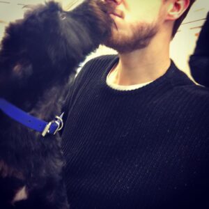 Arthur Darvill Instagram - A morning snog from this handsome beast.