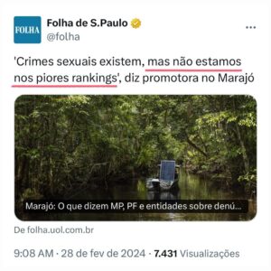 Arthur Morisson Instagram - Ah, sendo assim tudo bem então! 👍

Seria um problema se estivéssemos no topo do ranking, mas como a gente tá um pouco mais pra baixo não é tão preocupante assim…

Obg pelo seu trabalho, promotora. 

Ah, já ia quase me esquecendo, uma última perguntinha: você tem filhos?

Só pra saber…