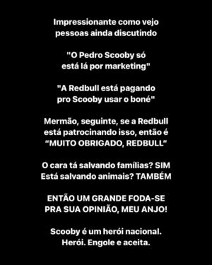 Arthur Morisson Instagram - @pedroscooby lenda. Máximo respeito ❤️🙏