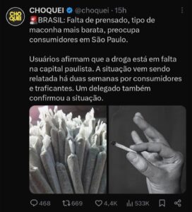 Arthur Morisson Instagram - 21 milhões de pessoas ainda seguem essa página.
O Brasil não tem a menor condição de dar certo.