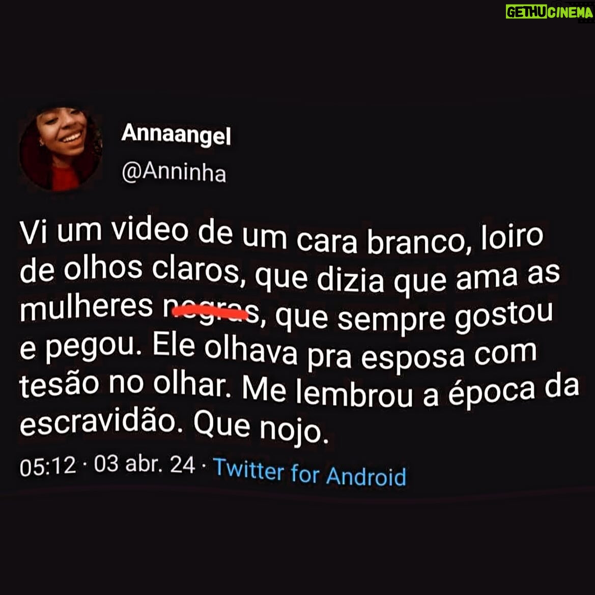 Arthur Morisson - 8.9K Likes - Se não pega negra = racista
Se pega = capitão do mato
AlguƩm me explica o que tem que fazer?