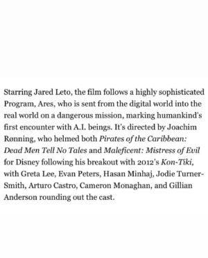 Arturo Castro Instagram - So excited to announce that I’ve joined the cast of Tron!!

Im so grateful that God has put me in the position to play with my imaginary friends for a living, I’ll never take that for granted, and I’ll always aim to put so much good back out into the universe. Let’s gooo!!!