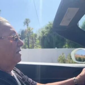 Arturo Sandoval Instagram - I drove a Ferrari for the first time in my life. Thank you, Vance Hu, for letting me try your great car.