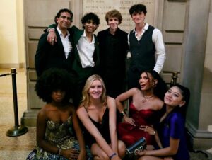 Aryan Simhadri Instagram - After wrapping production almost a full year ago, the show’s finally out! Everything from the filming to the press tour to meeting fans of the show has been surreal, so thank you all for making it even better. Here’s some photos from the premieres in New York and London. Hope you guys like the show!

Styling - @chloekeiko 
Grooming - @by.aikaflores