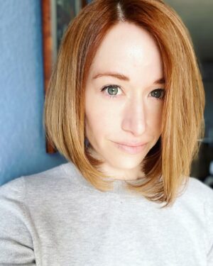Ashley Clements Instagram - First haircut in quite a while. Also: Hi. I am still here. Glad you are too.