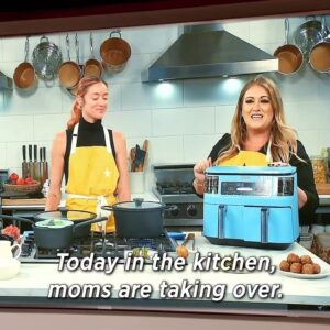 Ashley Davies Instagram - I’ve been training for tonight’s episode my whole life! I grew up watching @QVC and have been talking to them about selling @eathappygrub since we launched! Let me know what you think of my skills tonight on #FoodStars! 🎥👩‍🍳 

@realityclubfox @foodclubfox @foodstarsfox @gordongram #QVC #QVCfinds #QVCshopping #QVCkitchen #LiveTV #eathappygrub @eathappygrub