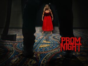 Ashley Mary Nunes Instagram - In honor of Prom season, my brother and I attended @screamfestla’s Prom Night in true horror fashion. It was such a fun night and an awesome Q&A with the director, Paul Lynch. ❤️🪓 🪩 

#PromNight #PromNightMovie #Horror #IndieHorror #Disco #ScreamQueen #PaulLynch #Screamfest