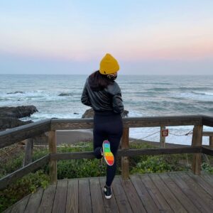 Ashley Platz Instagram - Queer looks different on every LGBTQ person, just like straight looks different on every hetero person. I may not dress or appear how you *think* a queer human should. But I promise you, inside, I’m rainbow AF. 🌈... also thanks to my @converse Custom Pride #ChuckTaylor All Star By Yo - for helping me kick up queer pride to anyone behind me. 🏳️‍🌈 ❤️🧡💛💚💙💜🖤🤍🤎
.
.
.
Not an ad. A reminder. LGBTQ doesn’t need to look a certain way. Neither does hetero. Be yourself. Completely. It’s better there. 
.
.
.
.
#bisexual #pansexual #queeractor