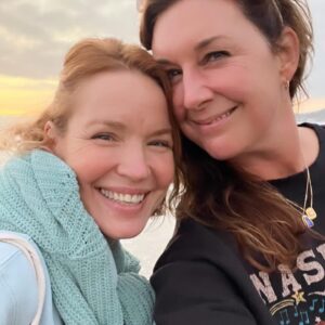 Ashley Scott Instagram - Nature is nurture. So many beautiful years with this Ya Ya @nicoledwelch. Blessed to Live this life with you. 💙